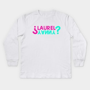 Yanny or Laurel Kids Long Sleeve T-Shirt